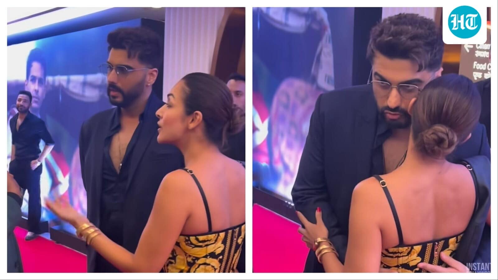 Arjun Kapoor and Malaika Arora hug in a rare reunion after breakup at Homebound premiere. Watch