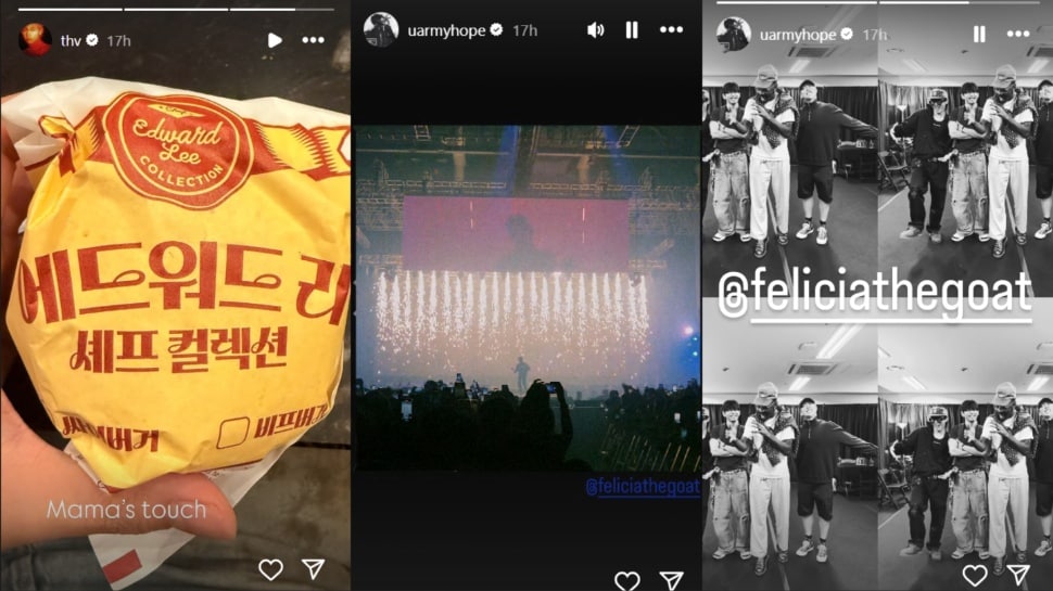 J-Hope shared a video as he watched Tyler perform.