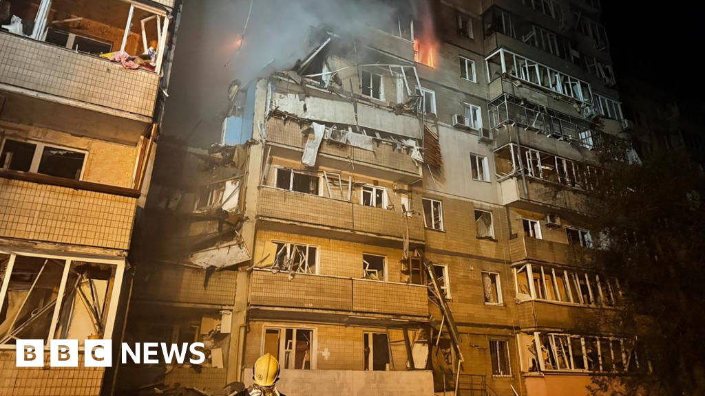 Baby among two killed in Russian drone attack on Kyiv, officials say