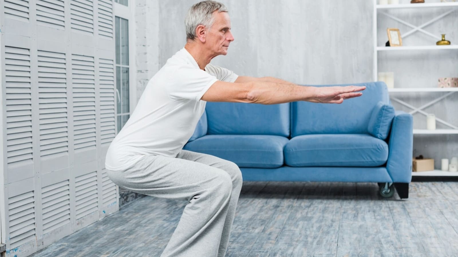 Doctor reveals 5 physiotherapy exercises for older adults: Chair squats, wall push-ups and more
