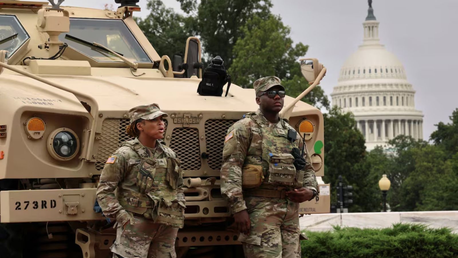 Georgia sends troops to DC in sign that Trump’s policing push will continue | World News