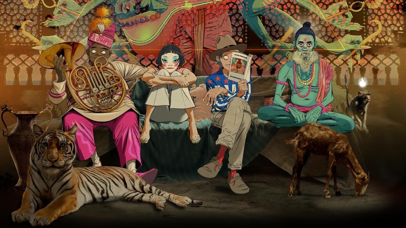 Gorillaz announces new album The Mountain inspired by India, collaborates with Asha Bhosle and Anoushka Shankar