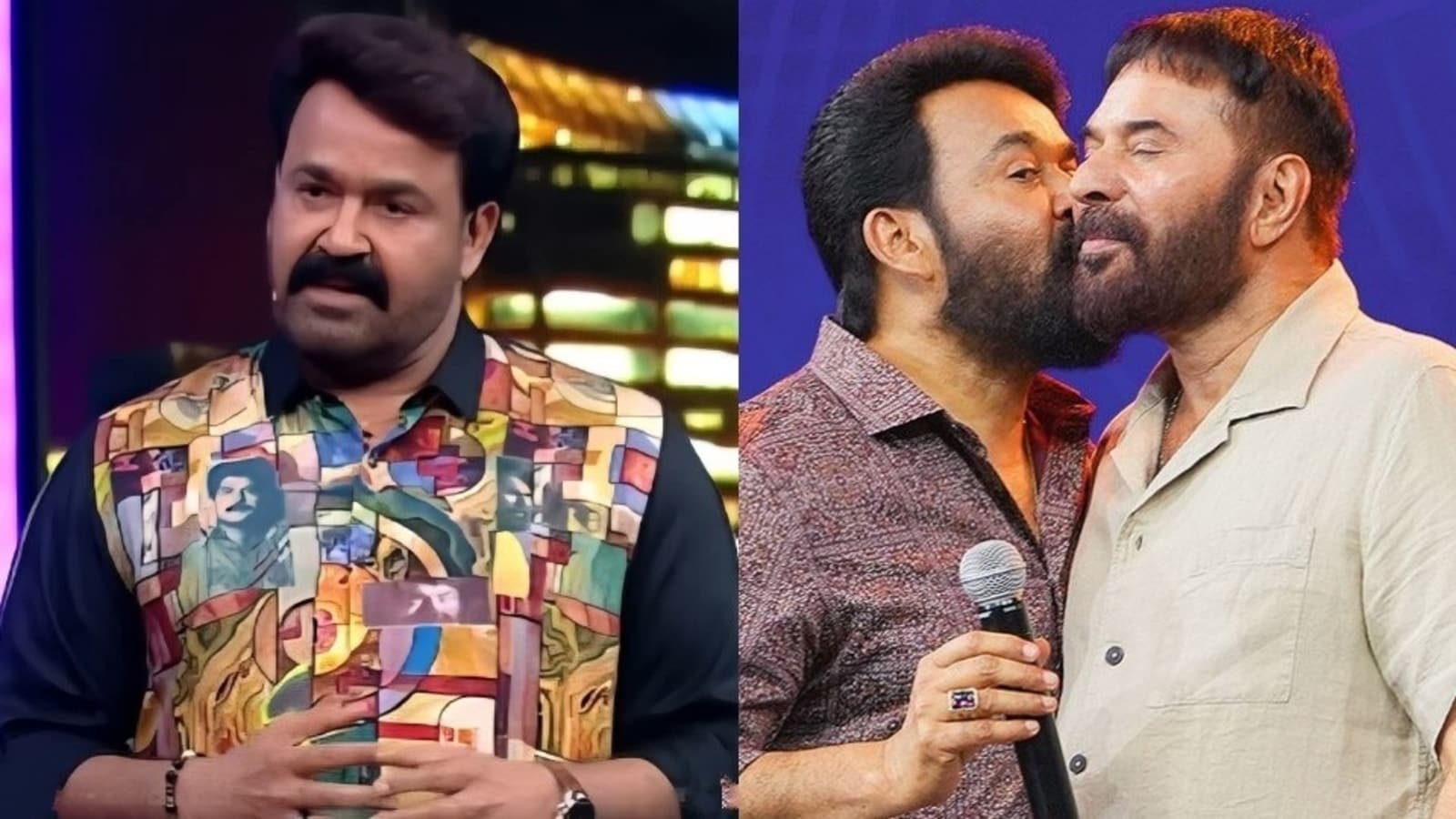 Mohanlal wears shirt with Mammootty’s pics on it to honour him on his 74th birthday; fans say ‘nobody like these two’