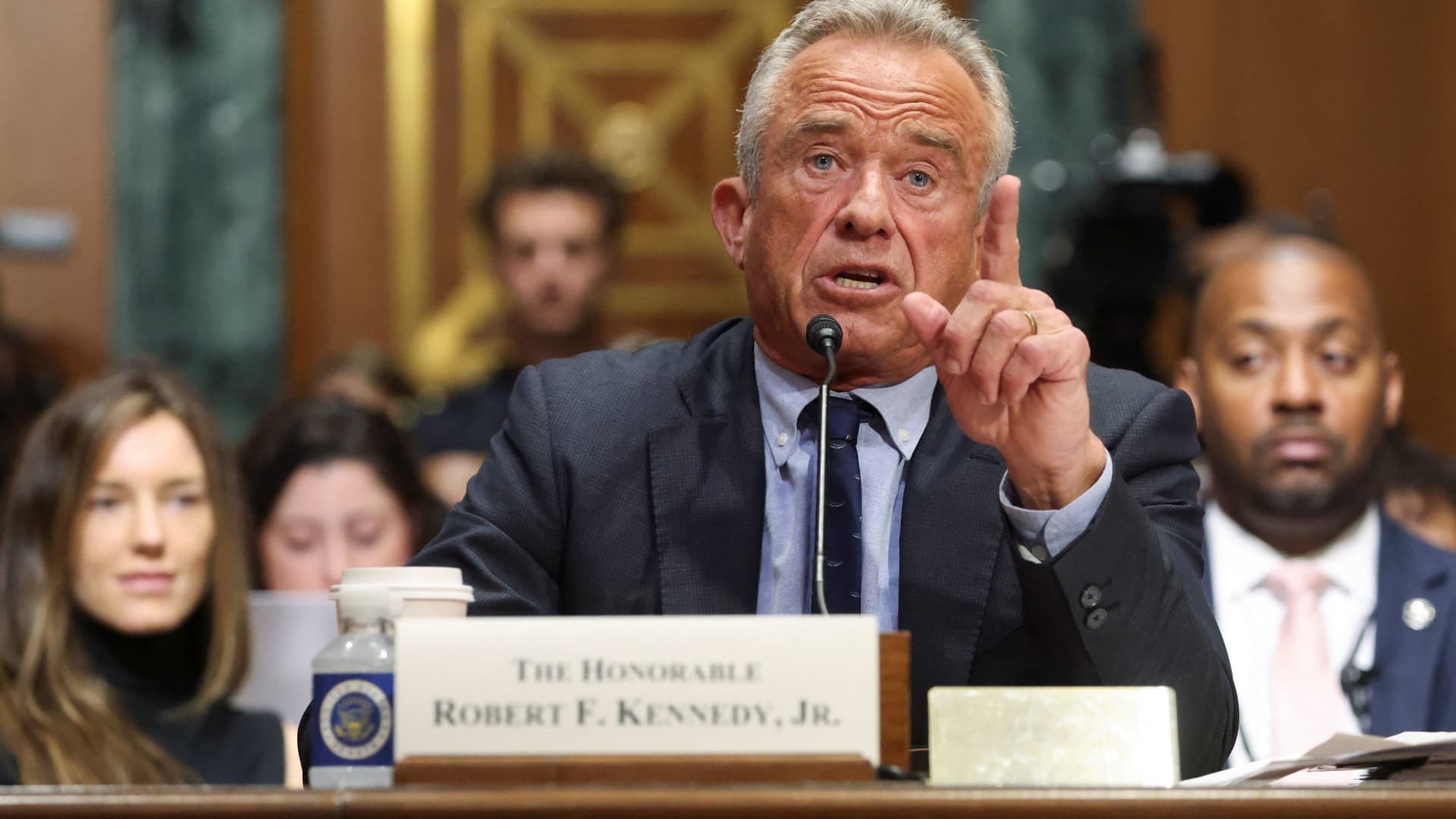 RFK Jr. casts doubts on vaccines, clashes with Democrats over Covid shot access