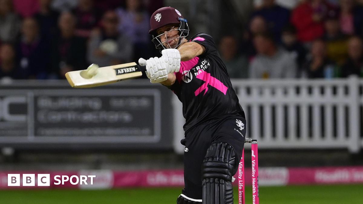 T20 Blast: Sean Dickson leads Somerset to tense win over Bears