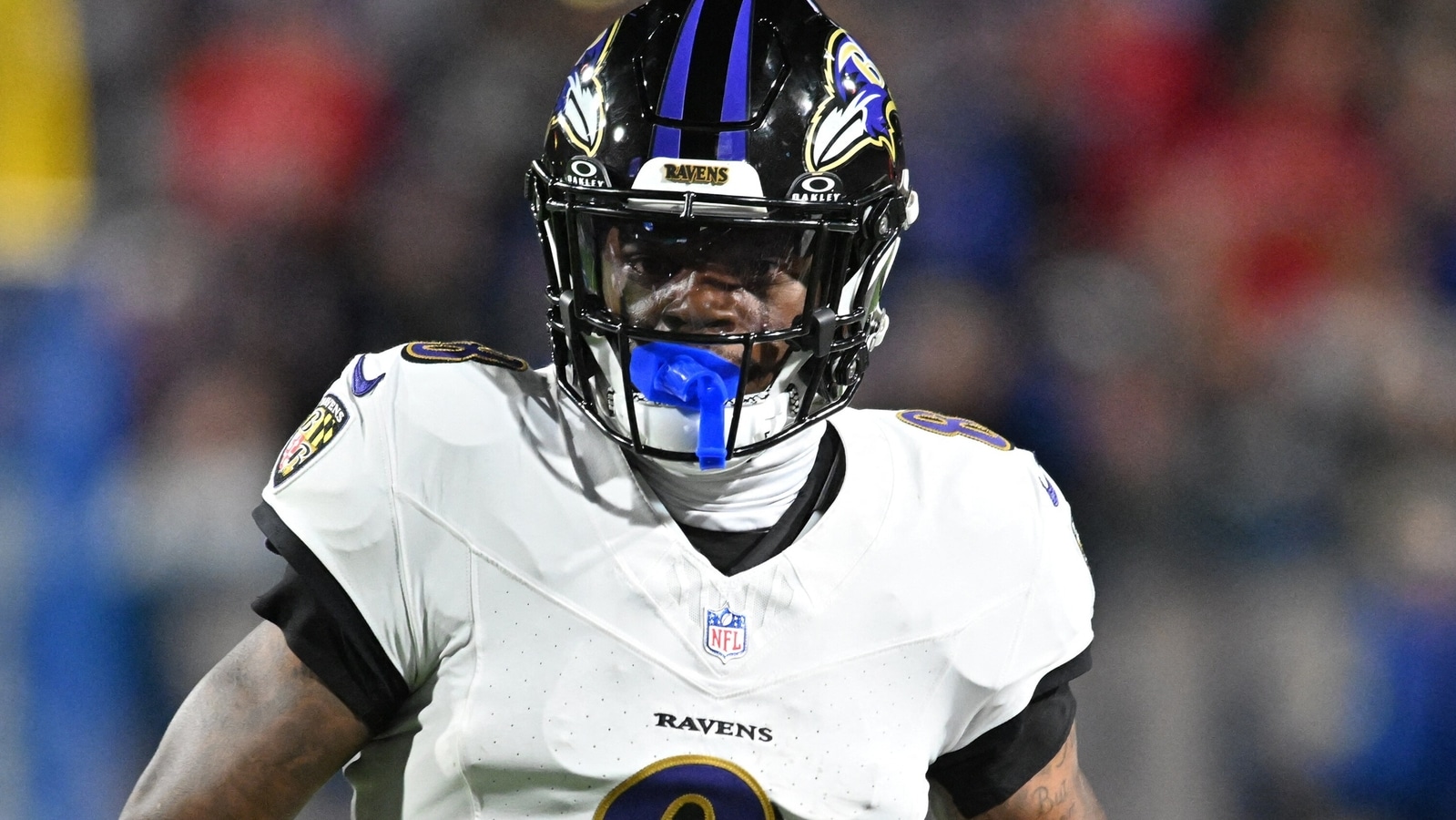 ‘Who is the poor child’: Lamar Jackson shoving young Bills fan raises questions around penalties