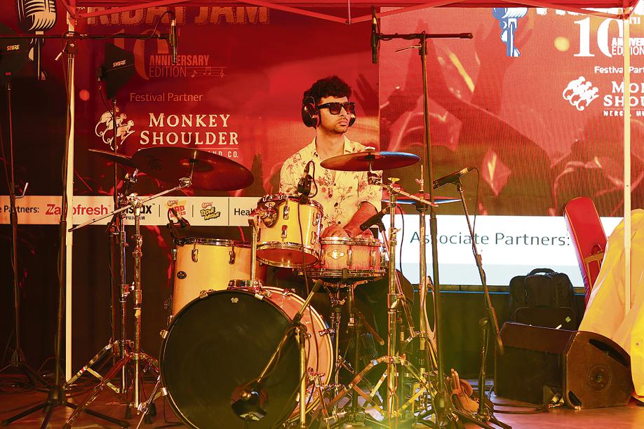 Rahul Yadav, the drummer of The Confidants stole many hearts. Rahul Yadav, the drummer of The Confidants stole many hearts.