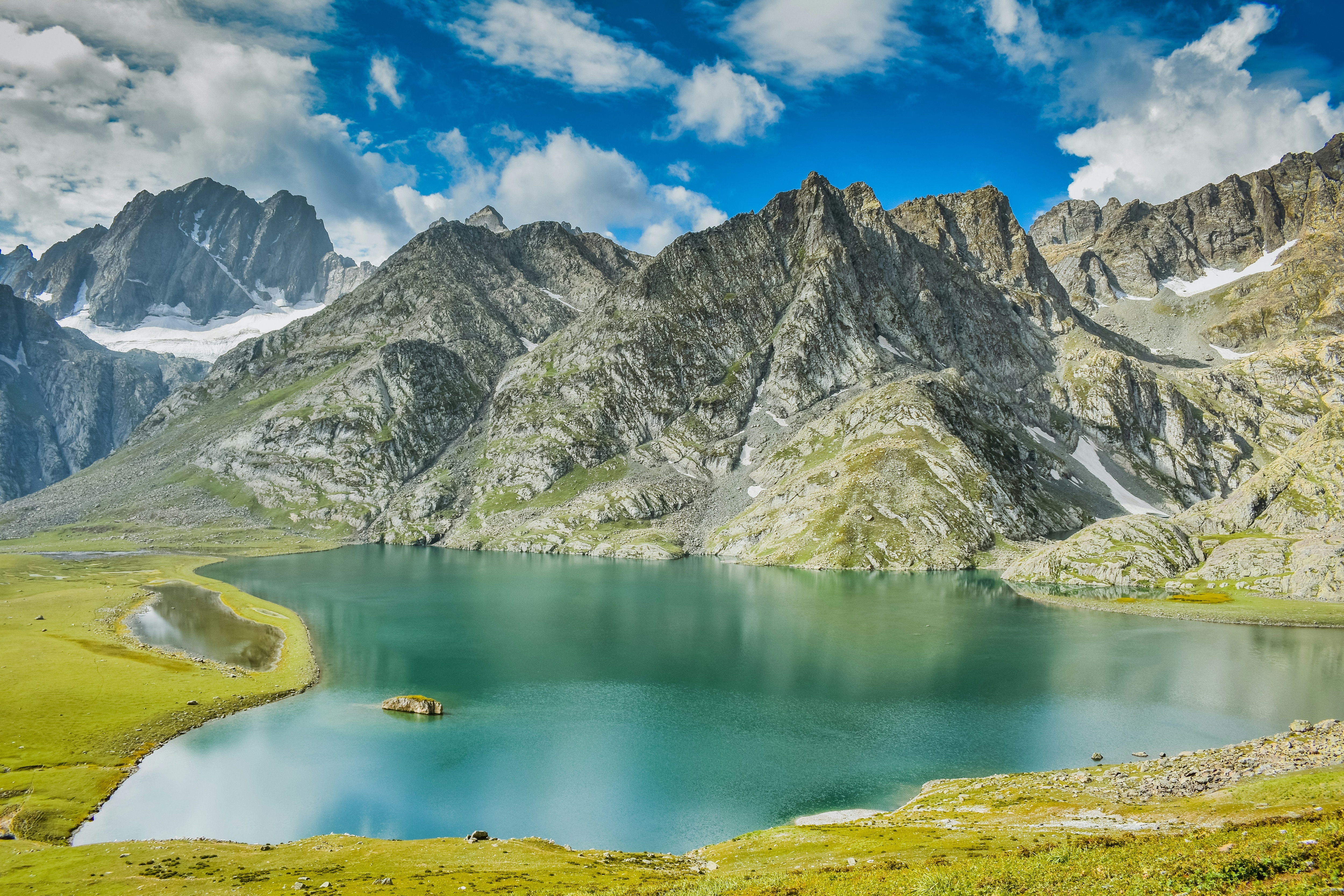 Gadsar Lake’s crystal waters reflecting Kashmir’s serene alpine beauty.(Unsplash)