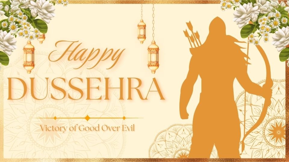 HAPPY DUSSEHRA 2025. (Canva)