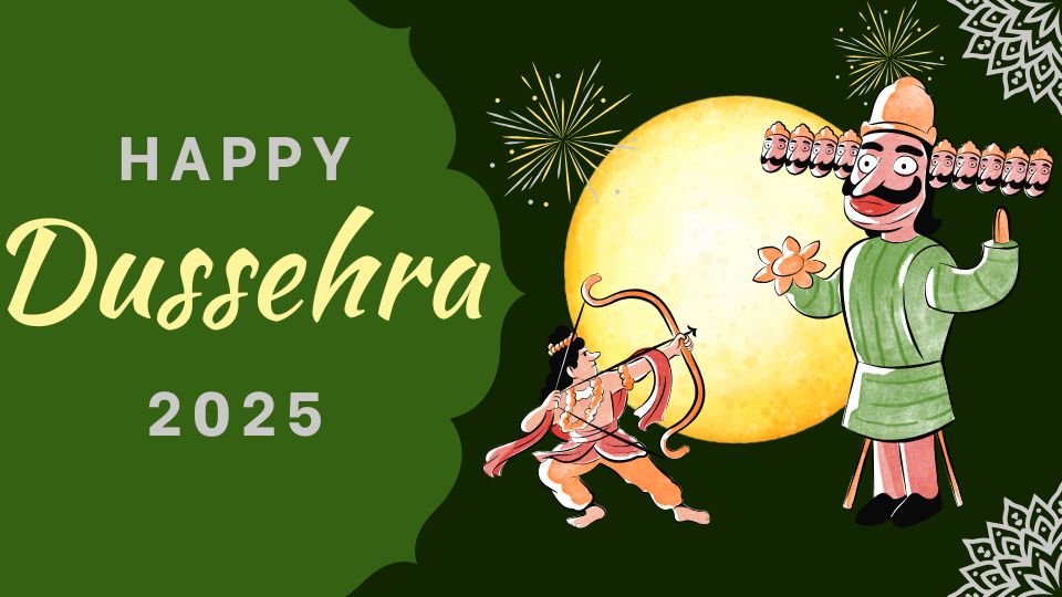 HAPPY DUSSEHRA 2025. (Canva)
