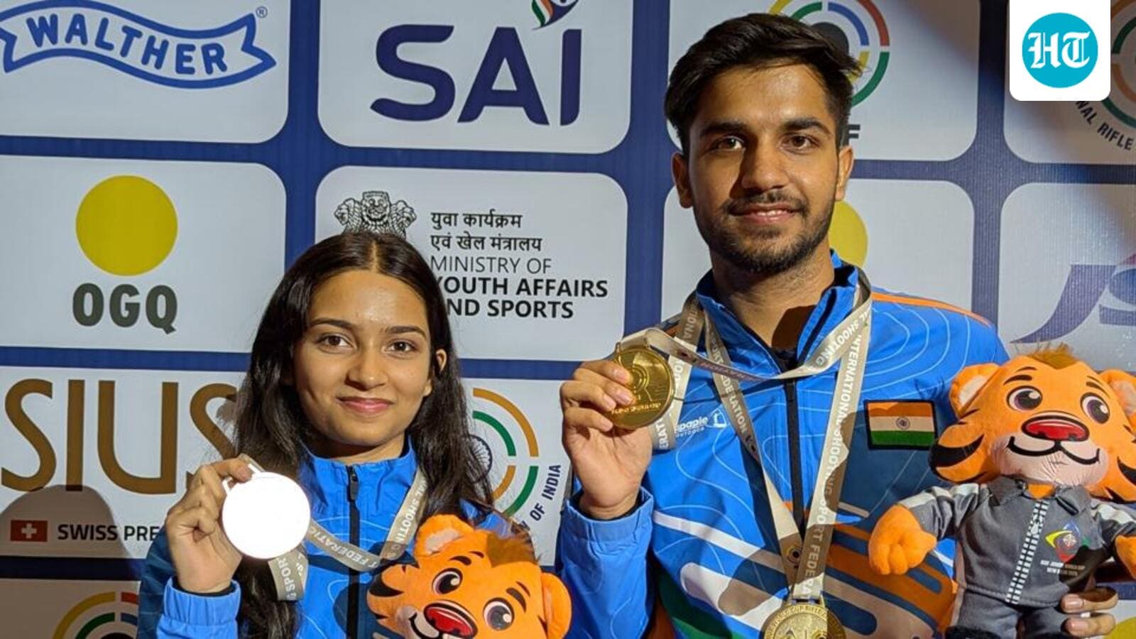 Himanshu, Isha battle to 10m air rifle mixed team gold
