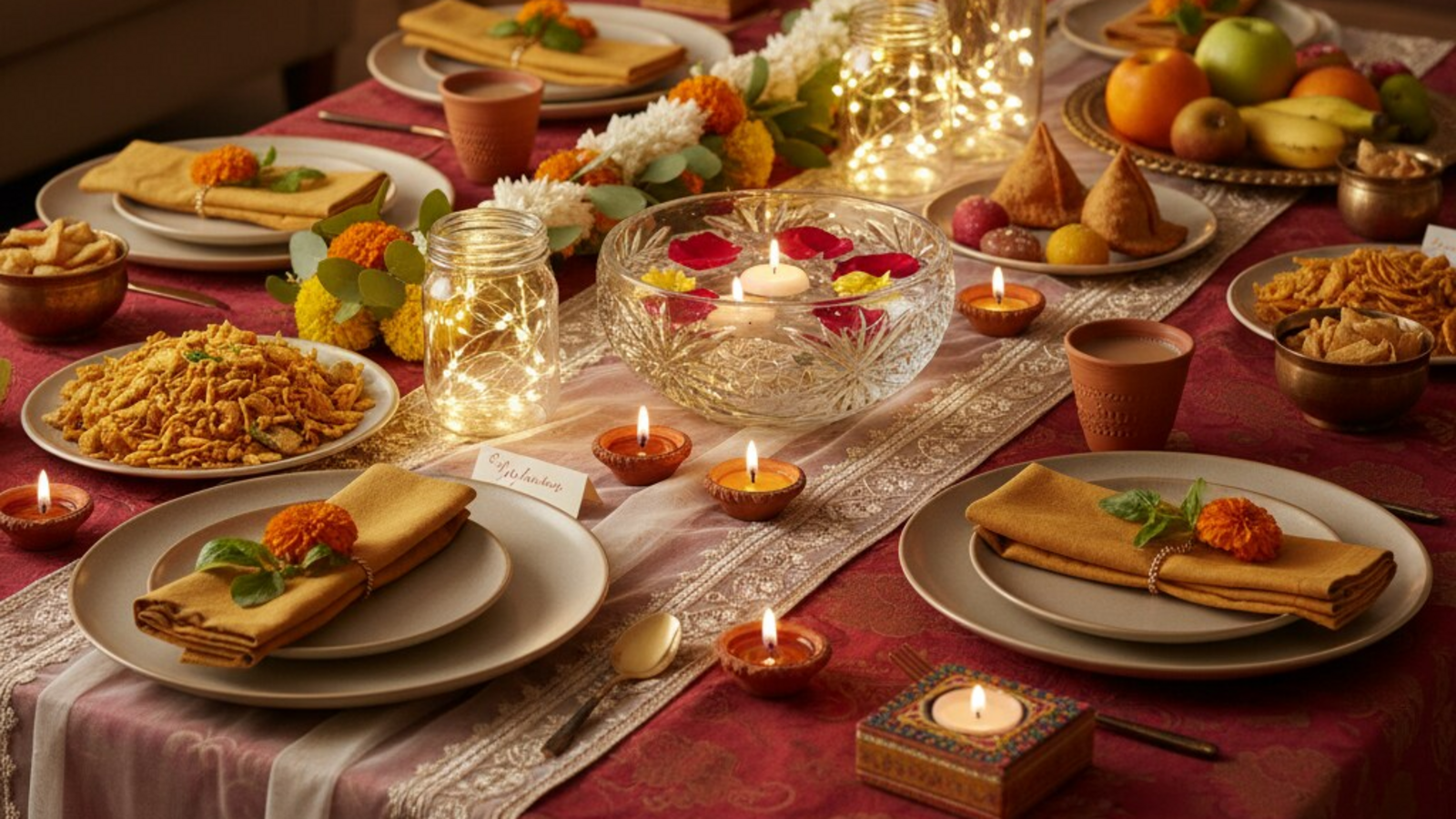 Hosting Diwali party this weekend? 5 tips for styling your festive table to charm your guests