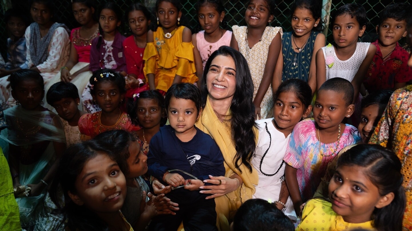 Samantha Ruth Prabhu plays with kids at NGO’s Diwali event, celebrates with candles and gifts. See pics