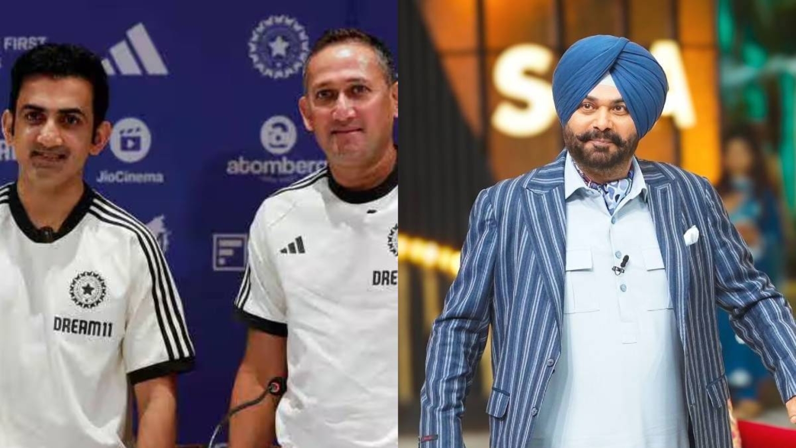 ‘Shame on you’: Navjot Sidhu shocked, tears into ‘fake news’ on ‘Gautam Gambhir and Ajit Agarkar exit’ post