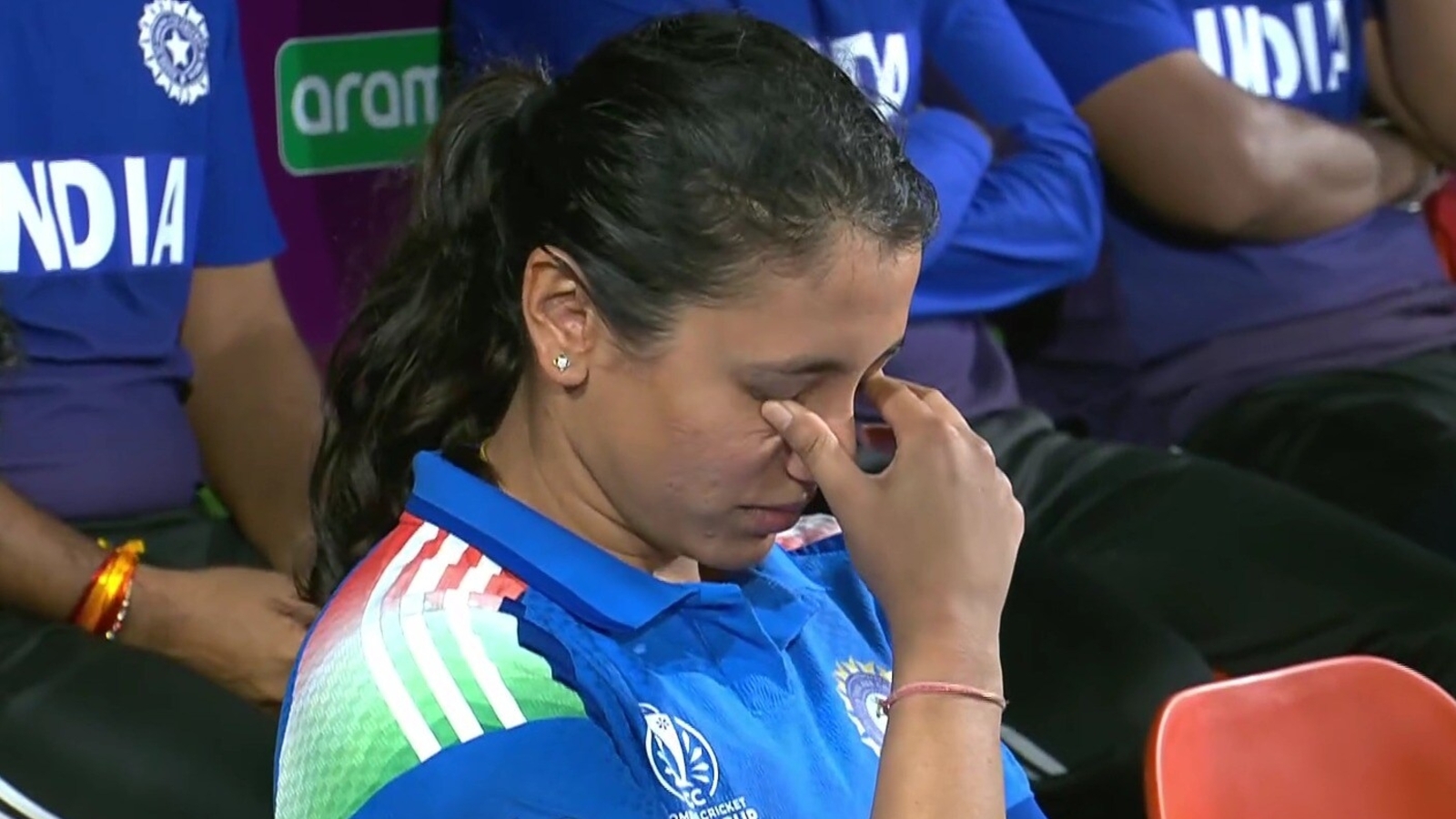 Smriti Mandhana heartbroken, struggles to hold back tears as India teeter on brink of World Cup exit vs England