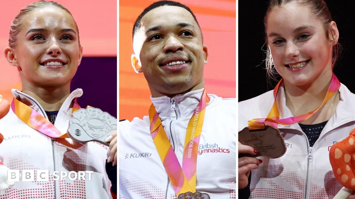 World Artistic Gymnastics Championships: GB’s Ruby Evans, Abigail Martin and Joe Fraser win medals