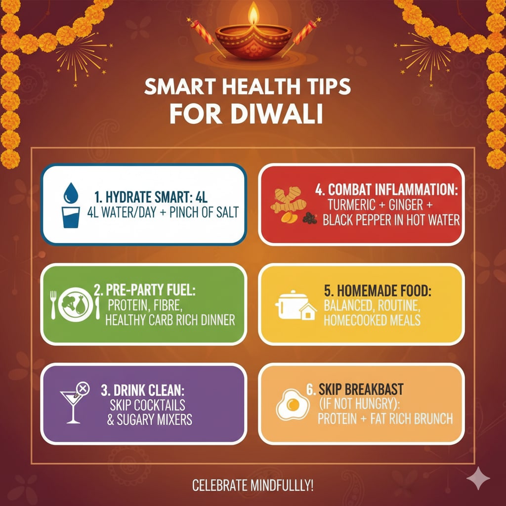 Follow these smart tips for Diwali and celebrate mindfully!(Image generated via Google Gemini) Follow these smart tips for Diwali and celebrate mindfully!(Image generated via Google Gemini)