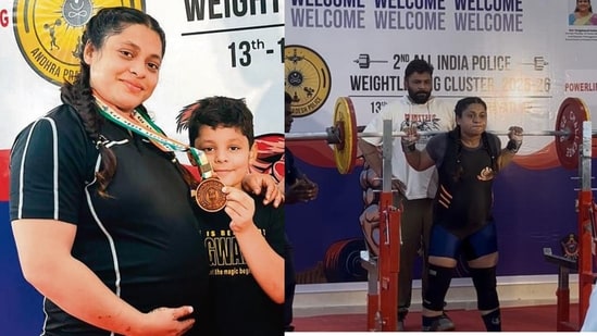My baby and I’ve won this medal together: Viral 7-months-pregnant Delhi Police constable and weightlifter Sonika Yadav