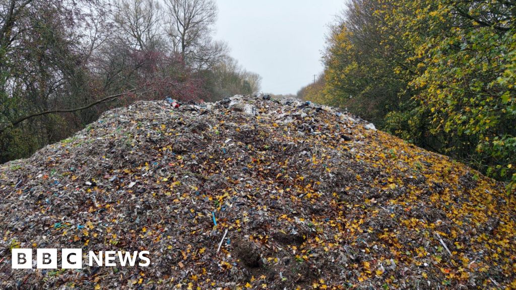 Arrest made over waste mountain in Oxfordshire