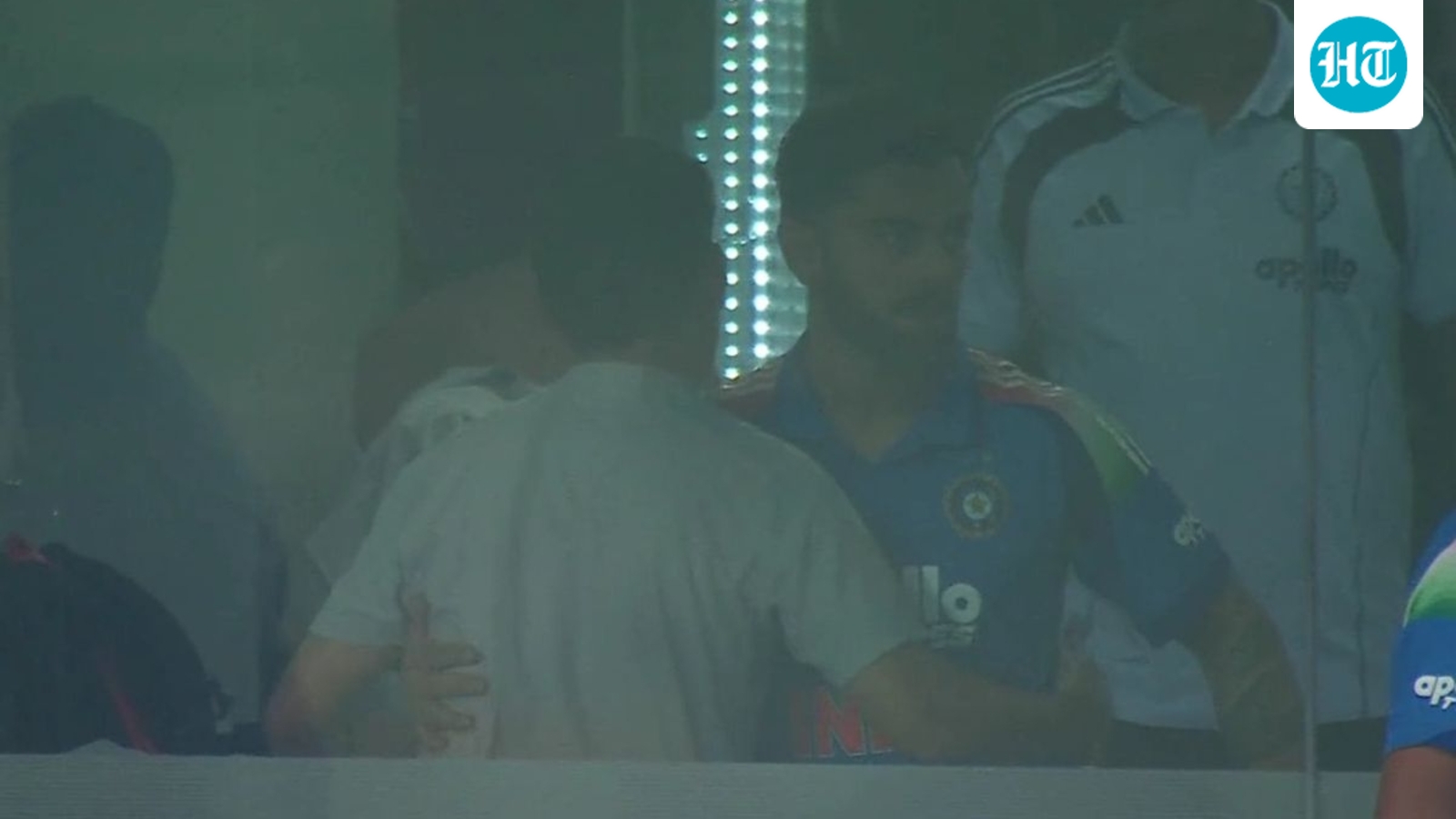 Gautam Gambhir gives a standing ovation to Virat Kohli after his whirlwind century, then hugs him inside dressing room