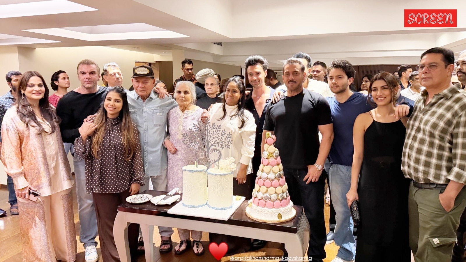 Salman Khan and his family had double celebration last night