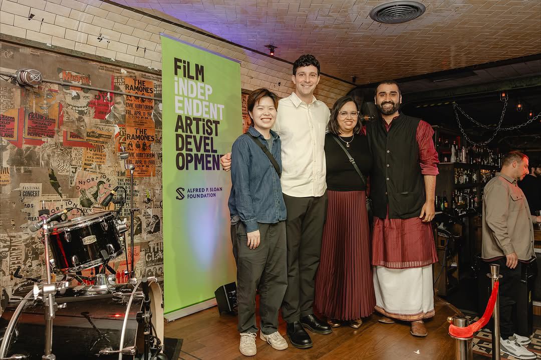 Aranya Sahay's (extreme right) film has been given the Sloan Distribution Grant. Aranya Sahay's (extreme right) film has been given the Sloan Distribution Grant.