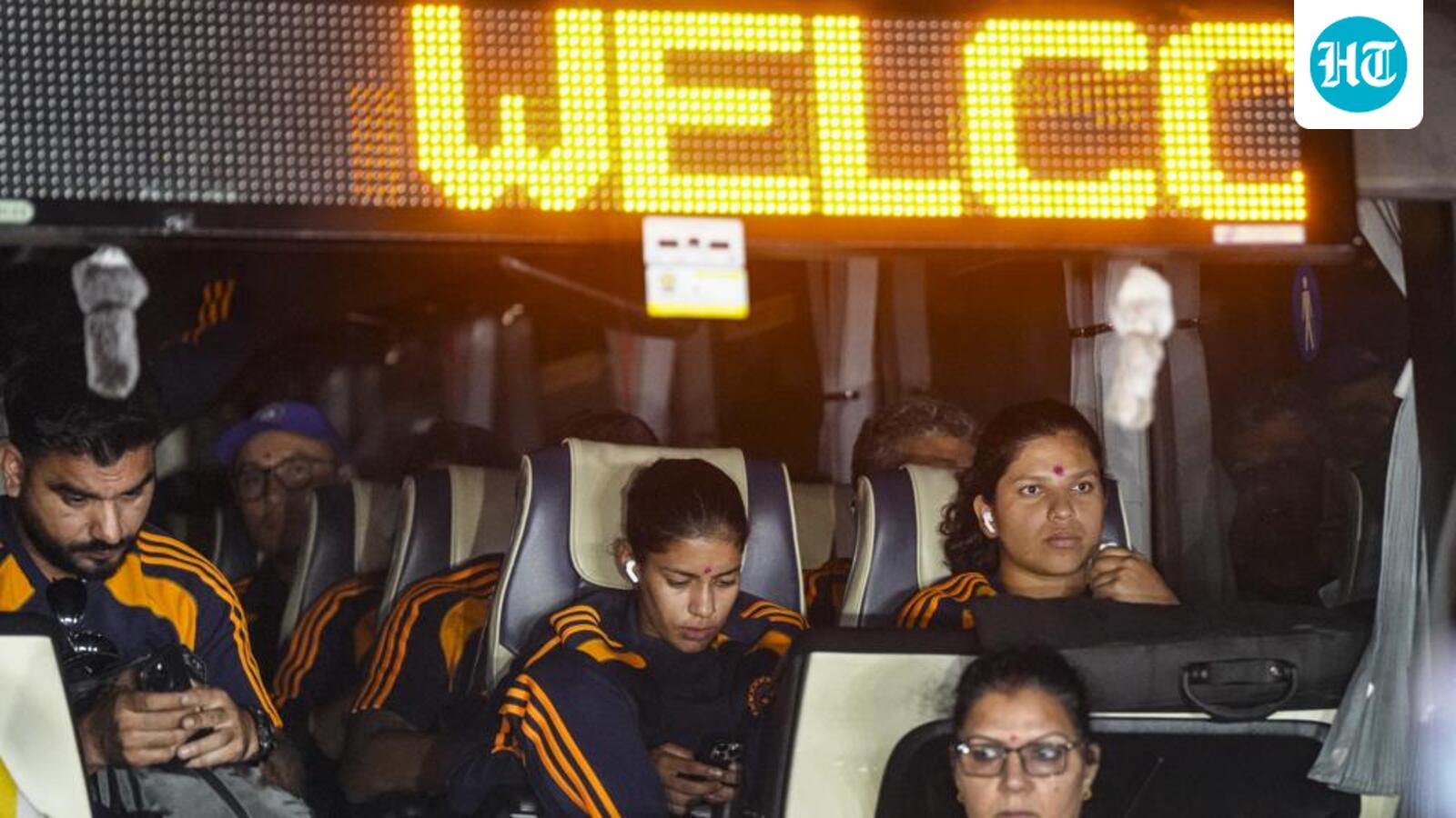 World Cup champs land in Delhi, expected to call on PM
