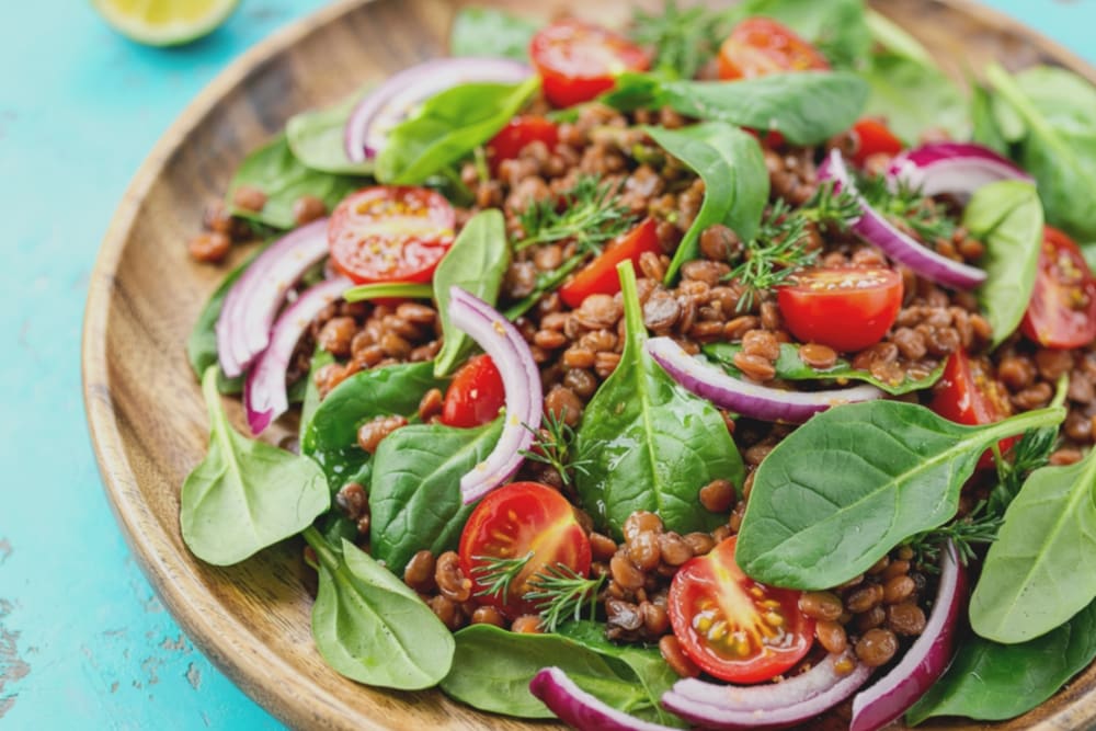 Add lentils to salad for a healthy boost.(Picture credit: Shutterstock)