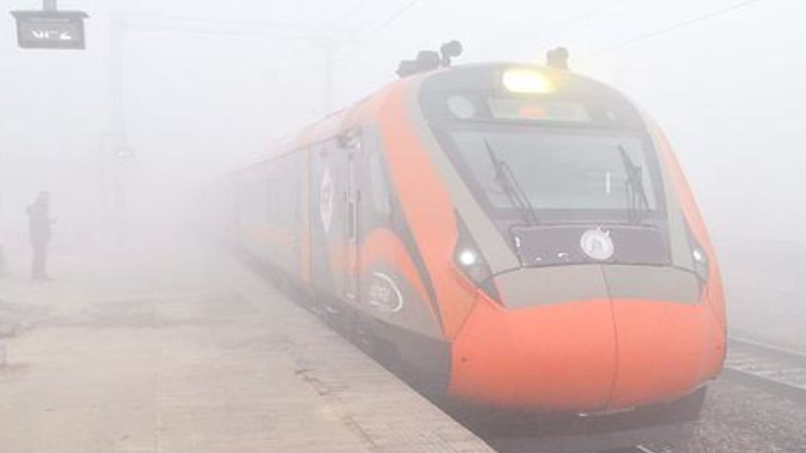 Dense fog grips North India: Poor visibility hits rail traffic; Vande Bharat, Rajdhani among trains delayed by hours | India News