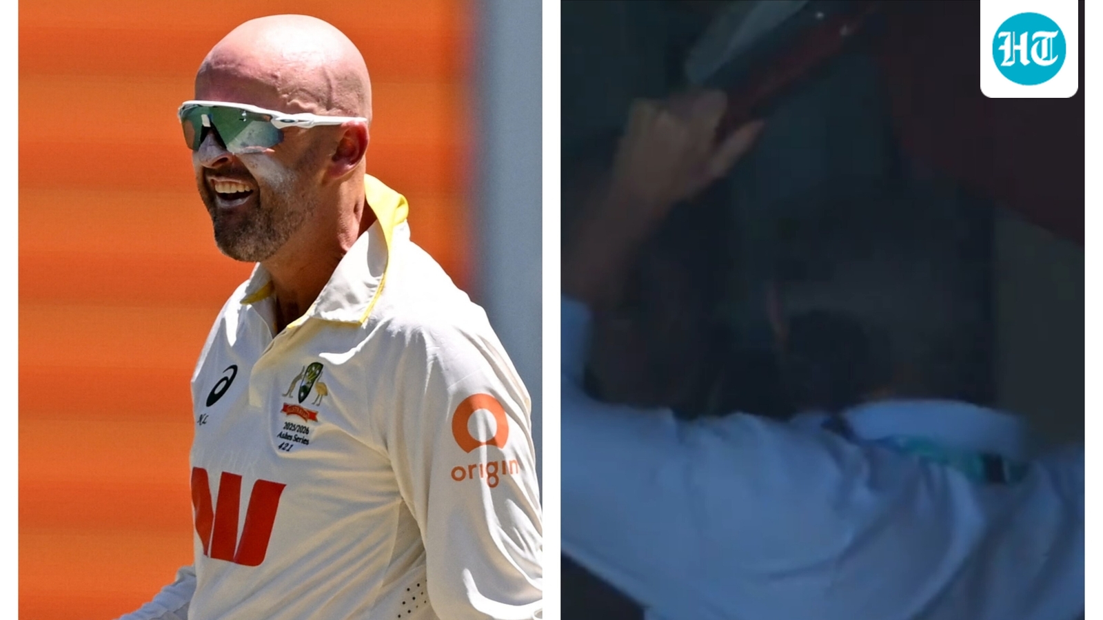 Glenn McGrath nearly throws chair after Nathan Lyon goes past him to become Australia second-highest wicket taker