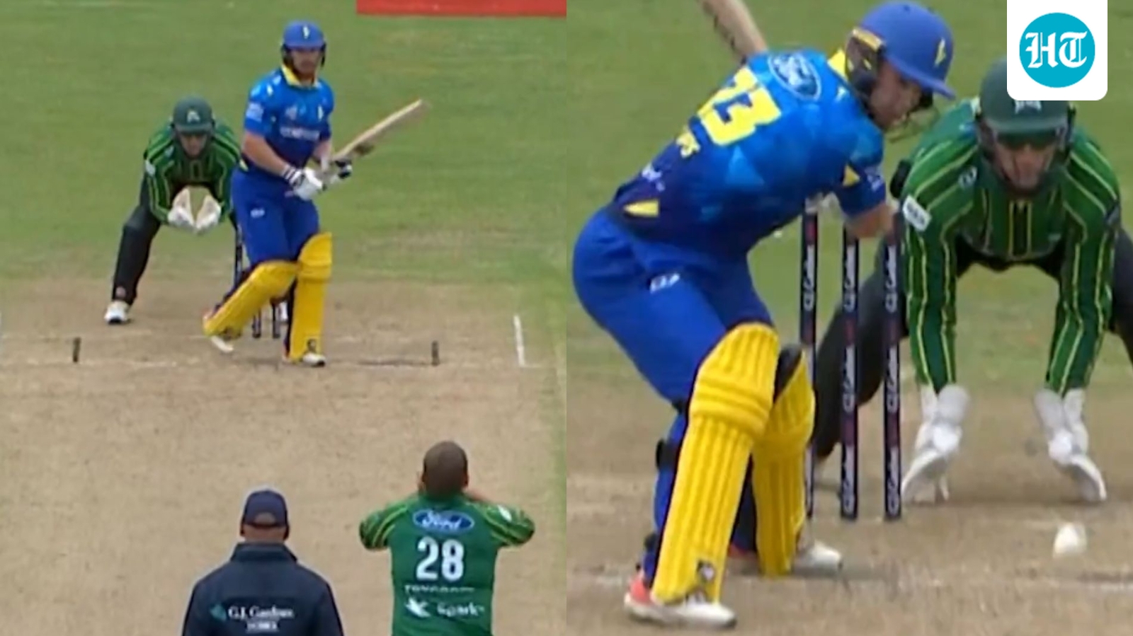 Glenn Phillips’ outrageous switch-hit act: Turns left-handed mid-match and launches boundaries in Super Smash