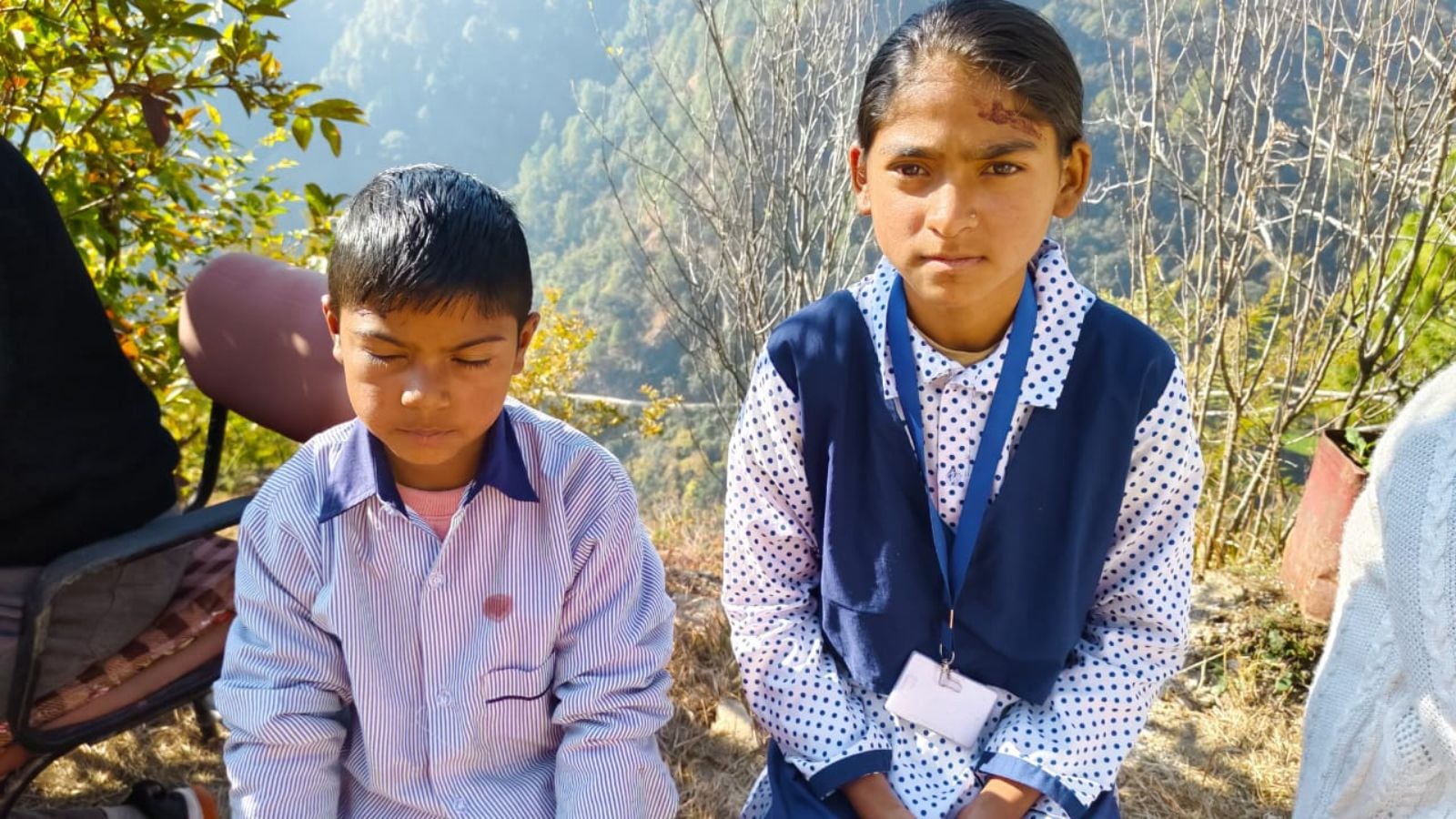 While many entered the classroom for grade 7, 11-year-old Pundir and 12-year-old Divya Chaudhary were left behind.