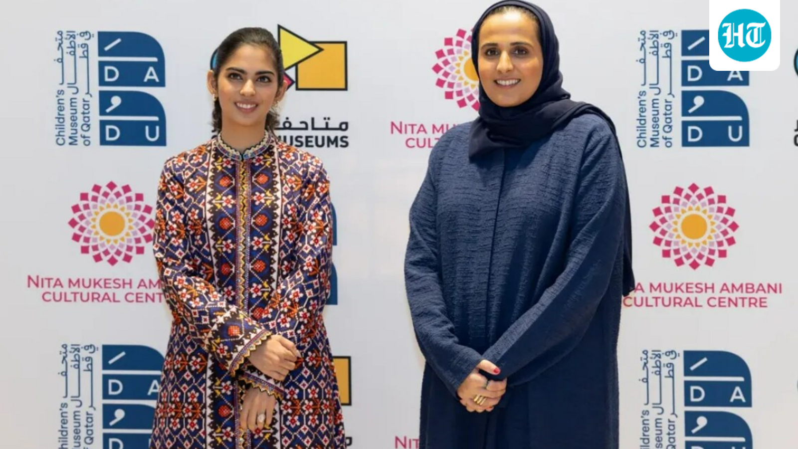 Isha Ambani shows off her love for Indian craftsmanship in colourful Patola suit, minimal makeup at Qatar event. Pics