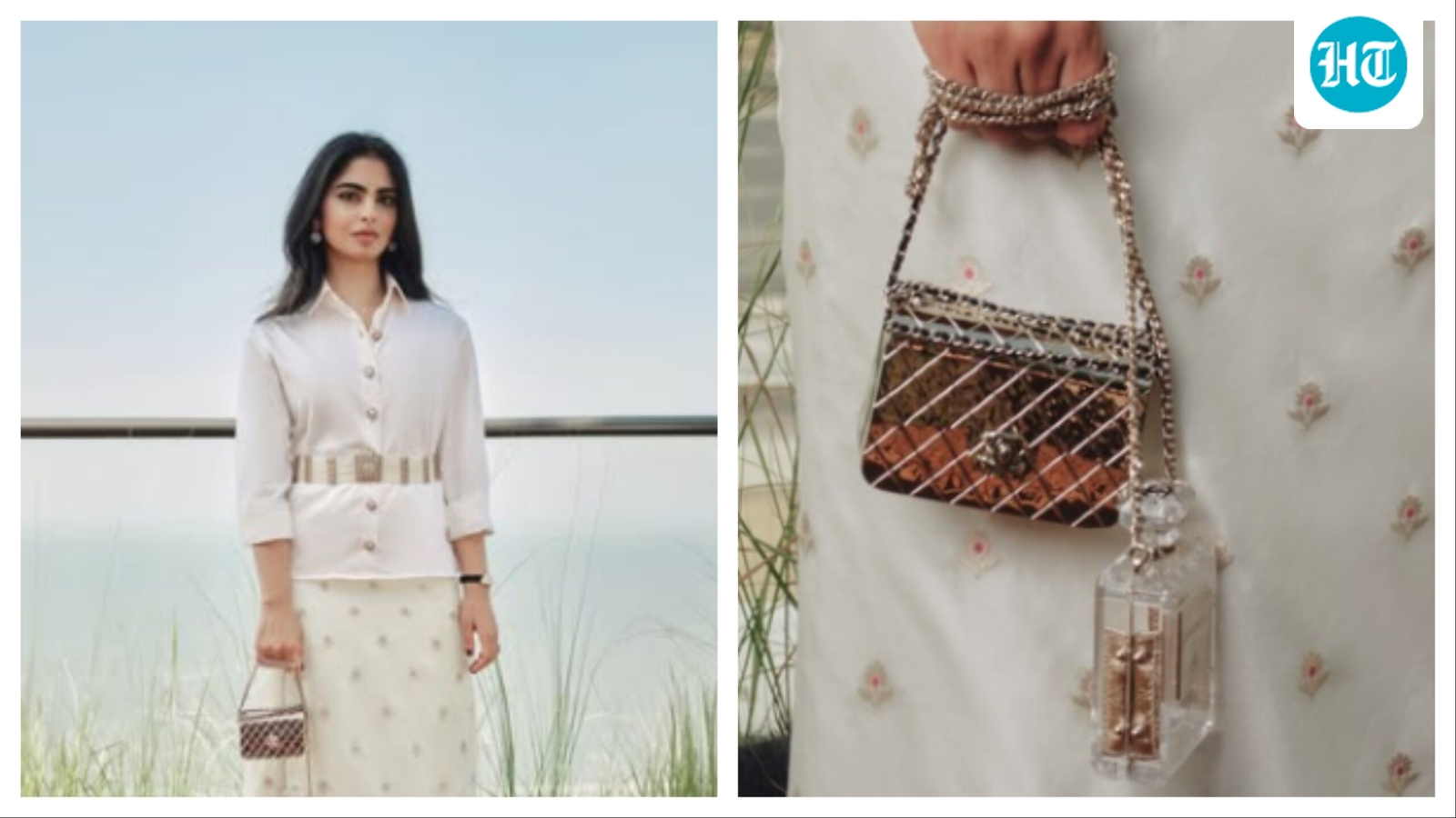 Isha Ambani unlocks a fashion trend with new look: Hang your perfume bottle clutch on your purse
