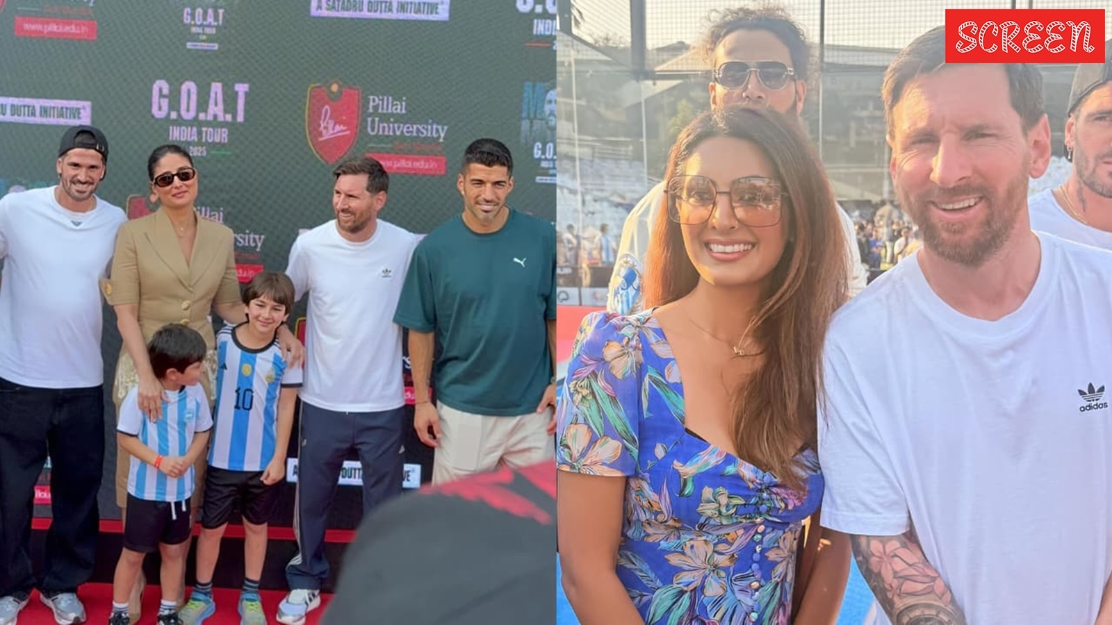 Kareena Kapoor, Ajay Devgn, Tiger Shroff and Geeta Basra meet Lionel Messi in Mumbai, see videos and photos | Bollywood News