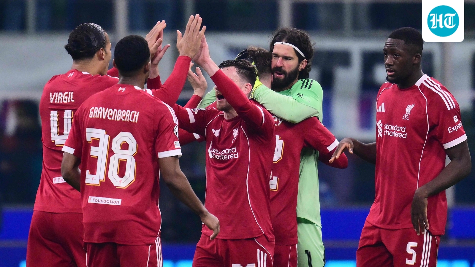 Liverpool without Salah beats Inter in Champions League. Barcelona and Bayern win