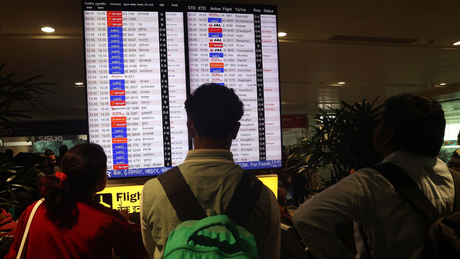 Thousands of passengers have been stranded at major airports due to flight cancellations, triggering widespread chaos.