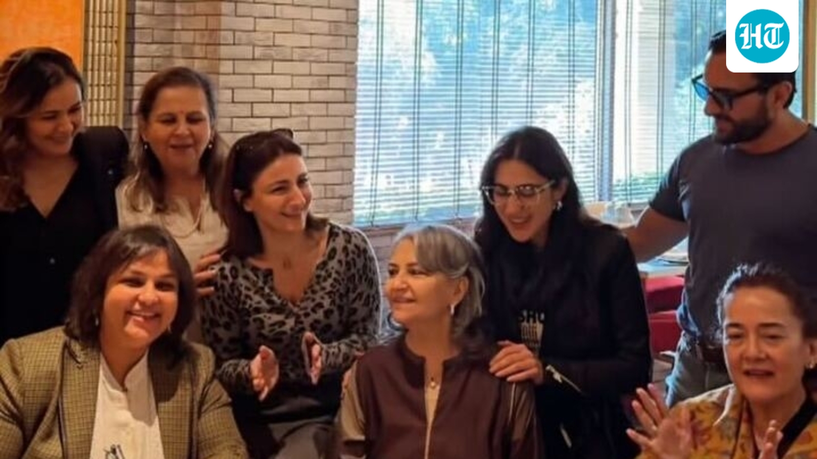 Soha Ali Khan, Saif Ali Khan celebrate mom Sharmila Tagore's 81st birthday in Delhi; Sara Ali Khan joins them. See pics