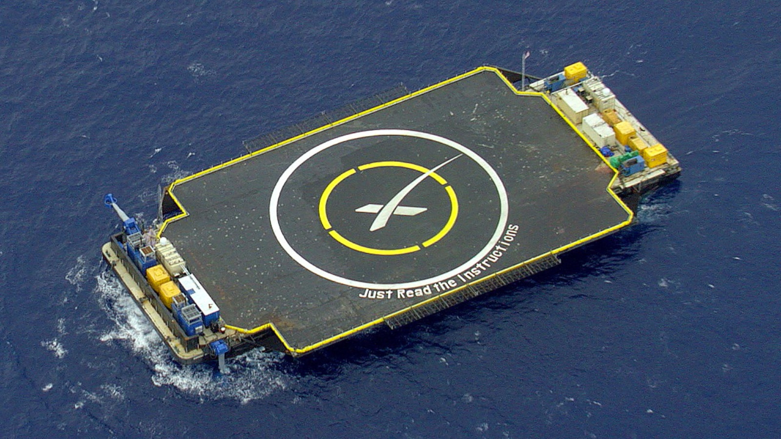 SpaceX's autonomous spaceport drone ship 'Just Read the Instructions'.