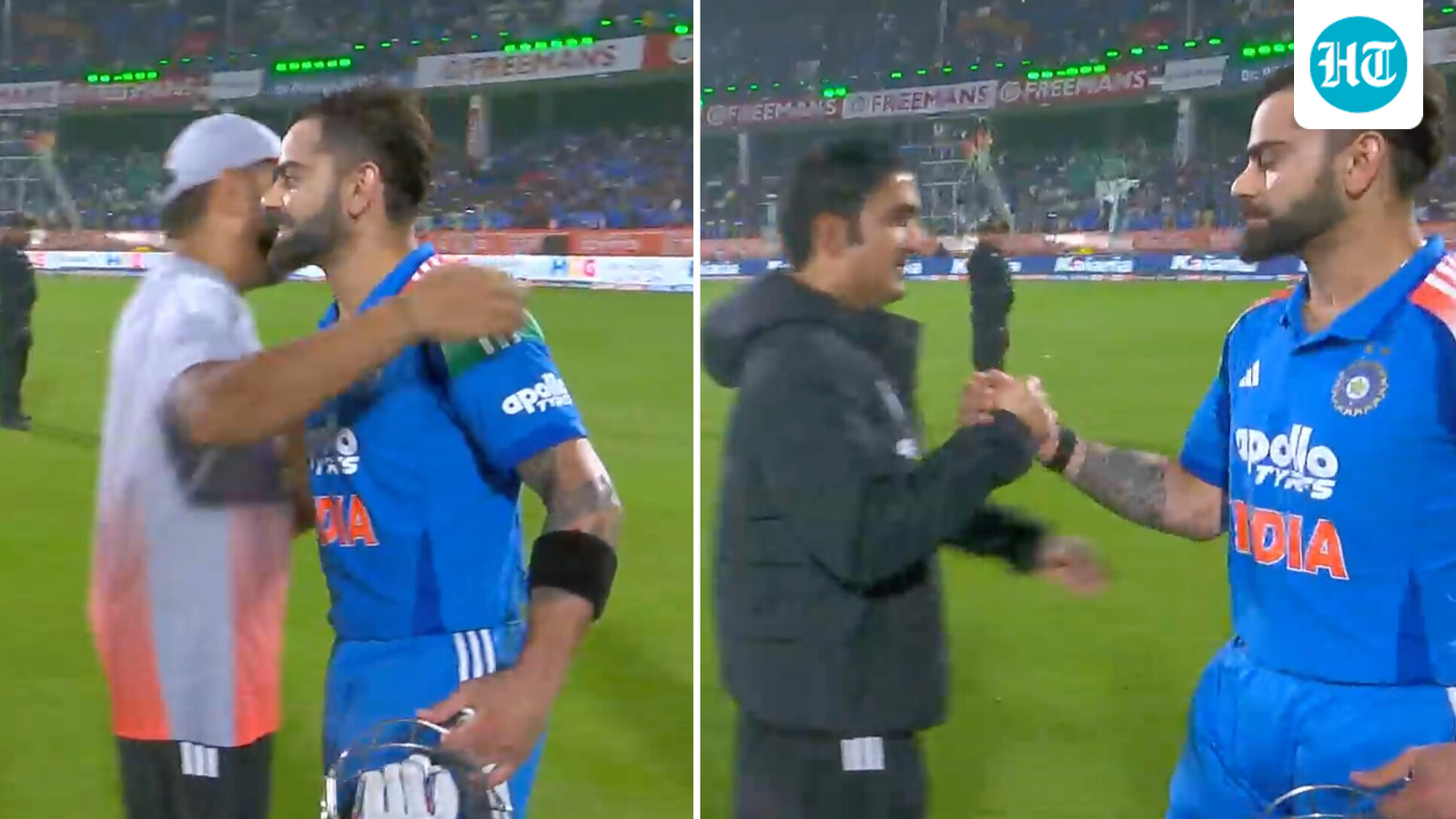 Virat Kohli’s frosty handshake with Gambhir stands out after warm exchanges with teammates, fuelling rift buzz