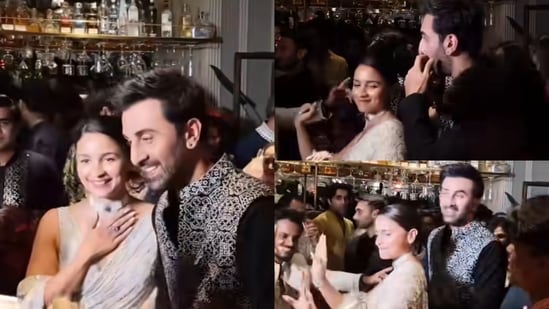 Alia Bhatt and Ranbir Kapoor dance to dhol beats at friend’s reception, video goes viral; watch