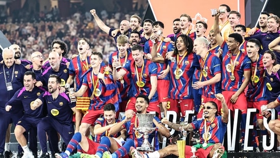 Barcelona edge Real Madrid in thrilling Spanish Super Cup final in Saudi Arabia| Football News