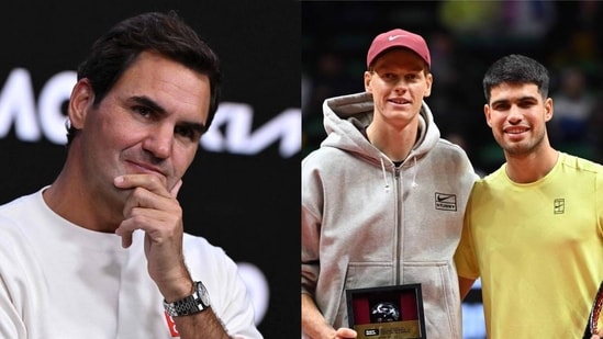 Federer sees himself in Alcaraz, but Wimbledon was rare Sinner moment: ‘That’s when I thought how I’d play vs Jannik’