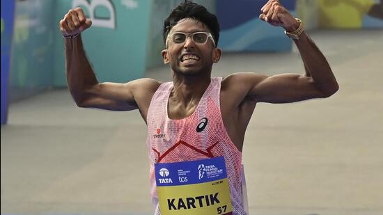 Mumbai Marathon: Karkera, doctor-runner, the Indian men’s winner