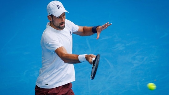 Novak Djokovic’s health worry fuels Australian Open uncertainty after Serb lasts just 12 minutes in practice