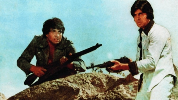A still from Sholay