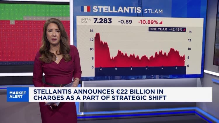 Stellantis takes €22B hit amid overhaul – shares dive