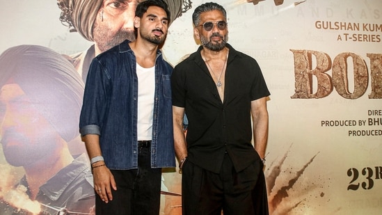 Suniel Shetty slams rumours about son Ahan Shetty’s high entourage costs: ‘Don’t spread lies to hide your weaknesses’