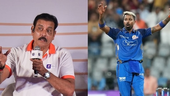 Ravi Shastri goes bonkers after Hardik Pandya hits boundary towards ‘Ravi Shastri stand’ at Wankhede: ‘Aim higher’